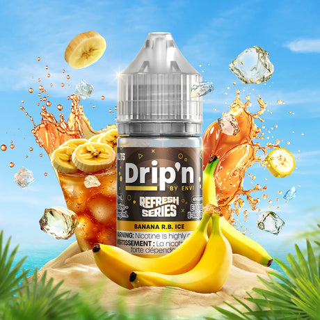 Banana R.B. Ice by Drip'n Envi Refresh - Salt Nic Vape Juice - Vapeshop Mania