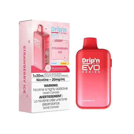 Drip'n EVO 63K - Strawberry Ice - Disposable Vape - Vapeshop Mania