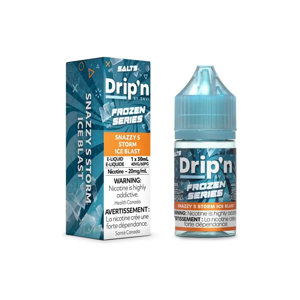 Drip'n Frozen - Snazzy S Storm Ice Blast - 30mL Salt Nic E-Liquid - Salt Nic E-Liquid - Vapeshop Mania