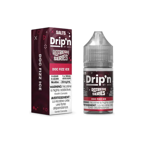 Drip'n Refresh - Doc Fizz Ice - 30mL Salt Nic E-Liquid - Salt Nic E-Liquid - Vapeshop Mania