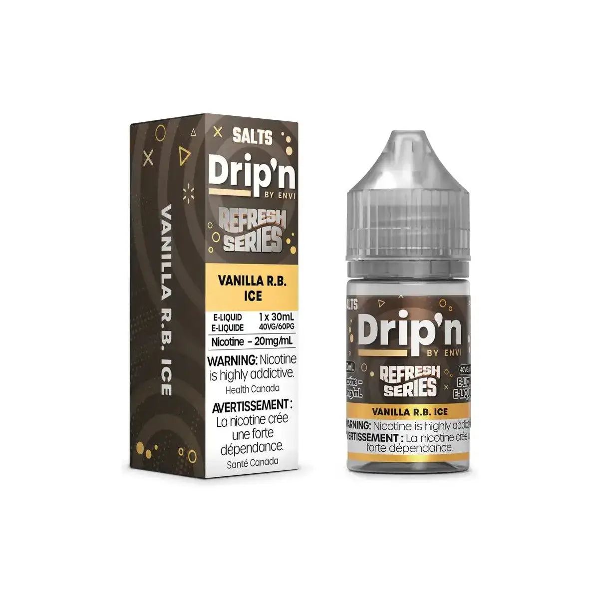Drip'n Refresh - Vanilla R.B. Ice - 30mL Salt Nic E-Liquid - Salt Nic E-Liquid - Vapeshop Mania