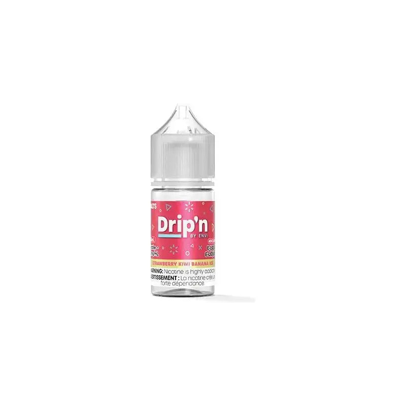 Drip'n - Strawberry Kiwi Banana Ice - 30mL Salt Nic E-Liquid - Salt Nic E-Liquid - Vapeshop Mania