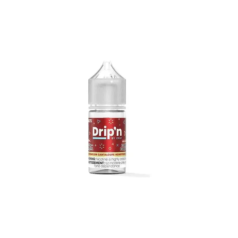 Drip'n - Watermelon Cantaloupe Honeydew Ice - 30mL Salt Nic E-Liquid - Salt Nic E-Liquid - Vapeshop Mania