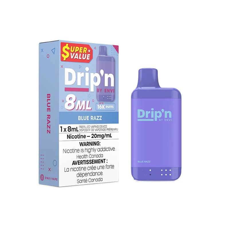 Drip'n by Envi 16K Disposable - Blue Razz