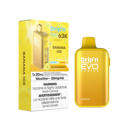 Drip'n EVO 63K - Banana Ice - Disposable Vape - Vapeshop Mania