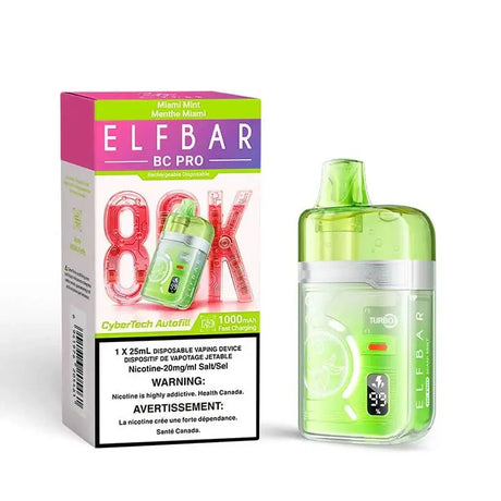 ELF Bar BC Pro 80K - Miami Mint - Vape jetable - Vapeshop Mania
