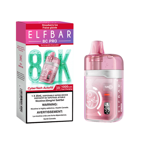 ELF Bar BC Pro 80K - Fraise glacée - Vape jetable - Vapeshop Mania