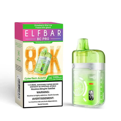 ELF Bar BC Pro 80K - Fraise Kiwi Glacé - Vape jetable - Vapeshop Mania