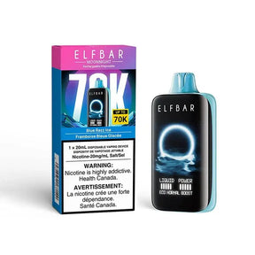 ELF Bar MoonNight 70K - Blue Razz Ice - Vape jetable - Vapeshop Mania