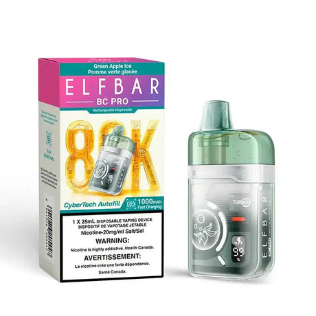 Elf Bar BC Pro 80K - Green Apple Ice