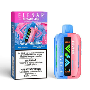 Elfbar MixArt 40K - Blue Razz Ice - Vape jetable - Vapeshop Mania