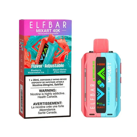 Elfbar MixArt 40K - Blueberry Watermelon Ice - Vape jetable - Vapeshop Mania