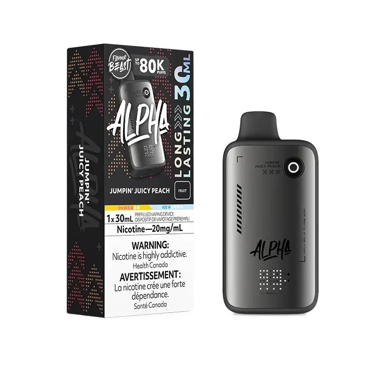 Flavour Beast Alpha 80K - Pêche juteuse et pétillante