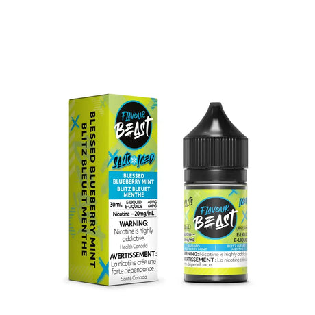 Flavour Beast - Blessed Blueberry Mint Ice - Salt Nic E-Liquid