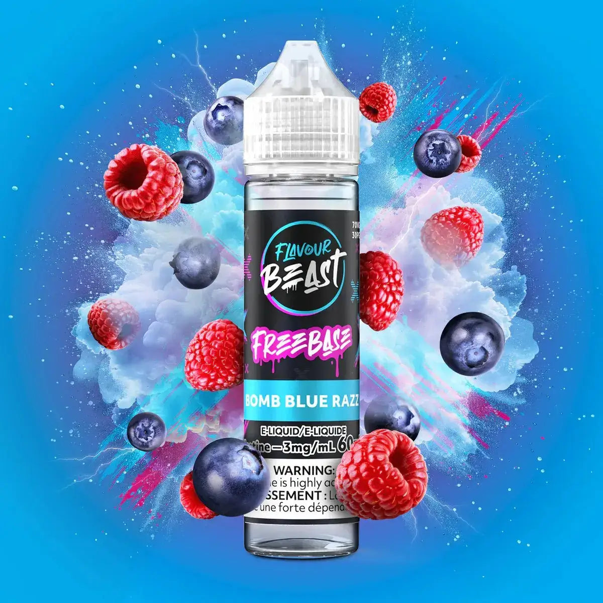 Flavour Beast - Bomb Blue Razz - E-Liquid