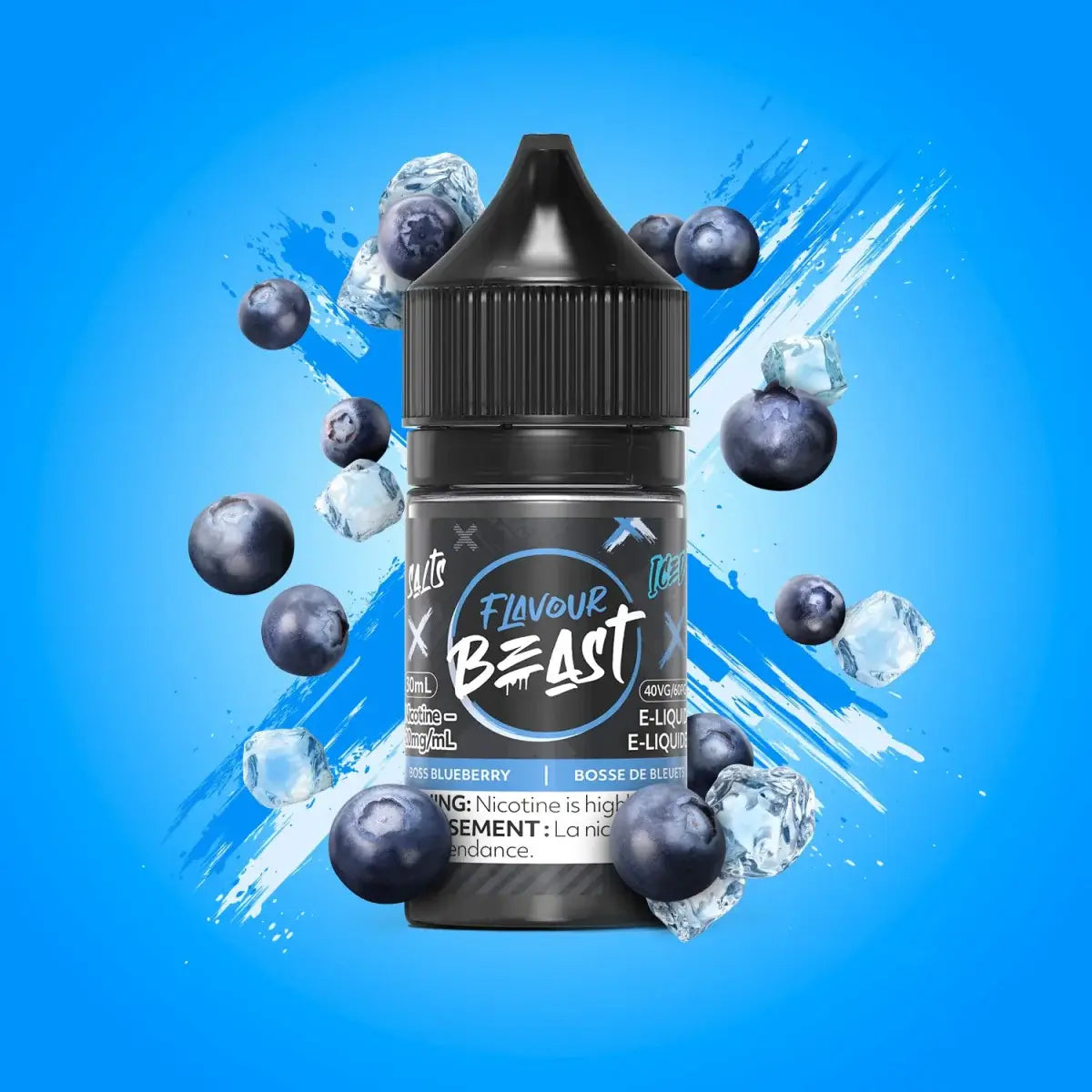 Flavour Beast - Boss Blueberry Ice - Salt Nic E-Liquid