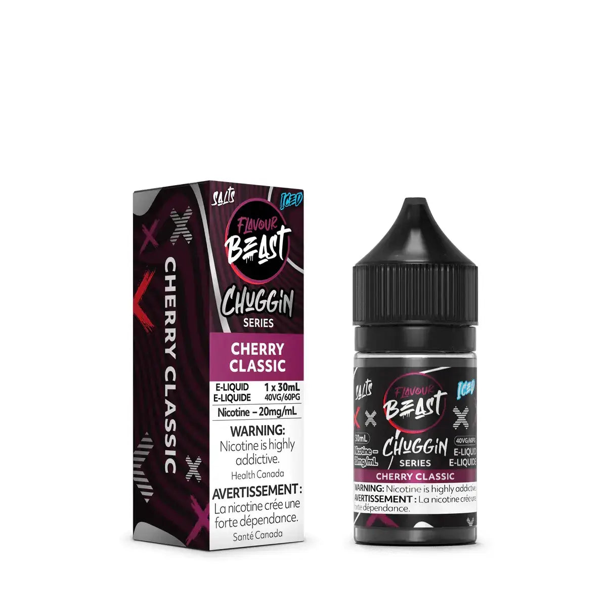 Flavour Beast Chuggin - Cherry Classic Ice - Salt Nic E-Liquid