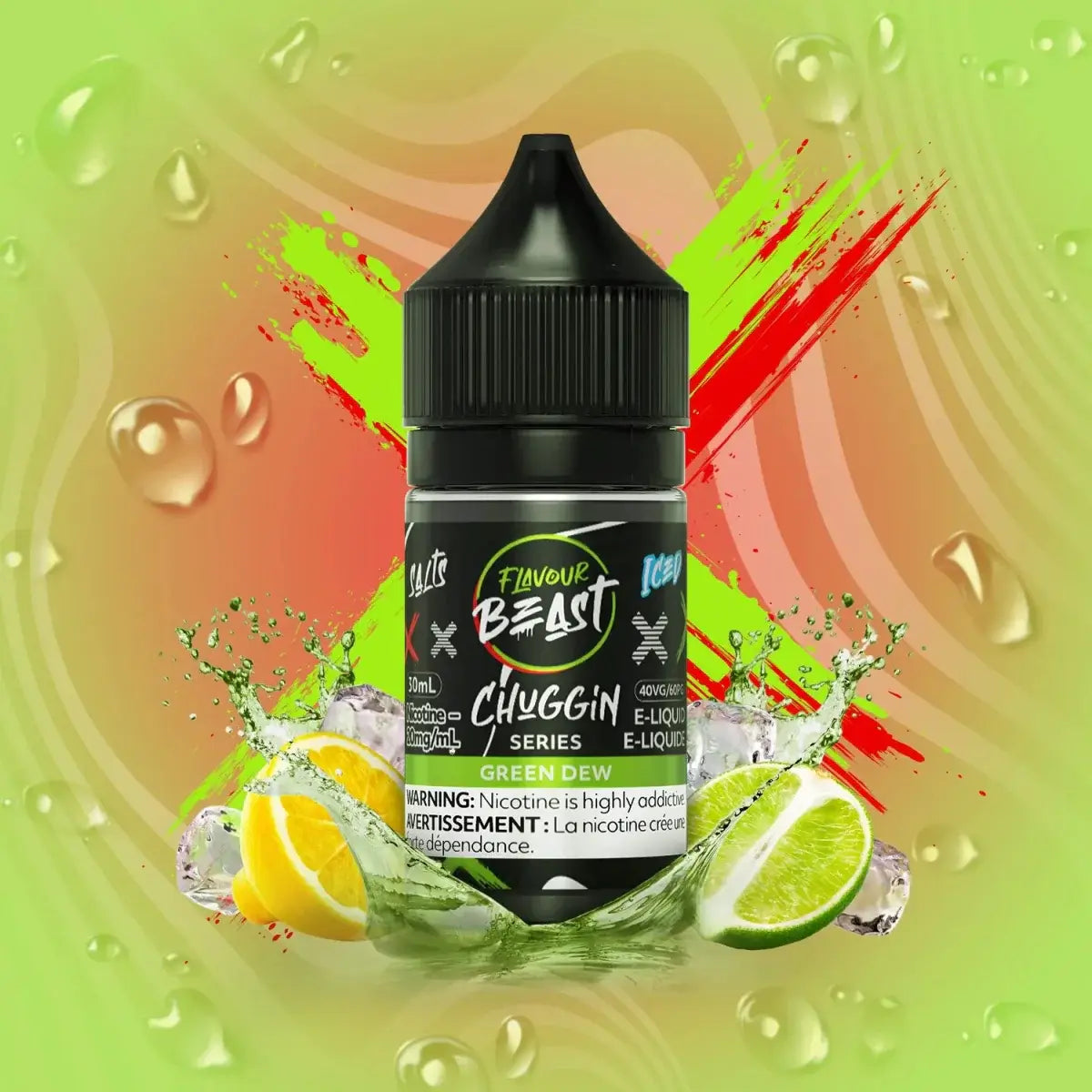 Flavour Beast Chuggin - Green Dew Ice - Salt Nic E-Liquid