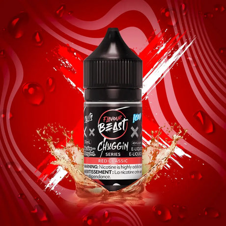 Flavour Beast Chuggin - Red Classic Ice - Salt Nic E-Liquid