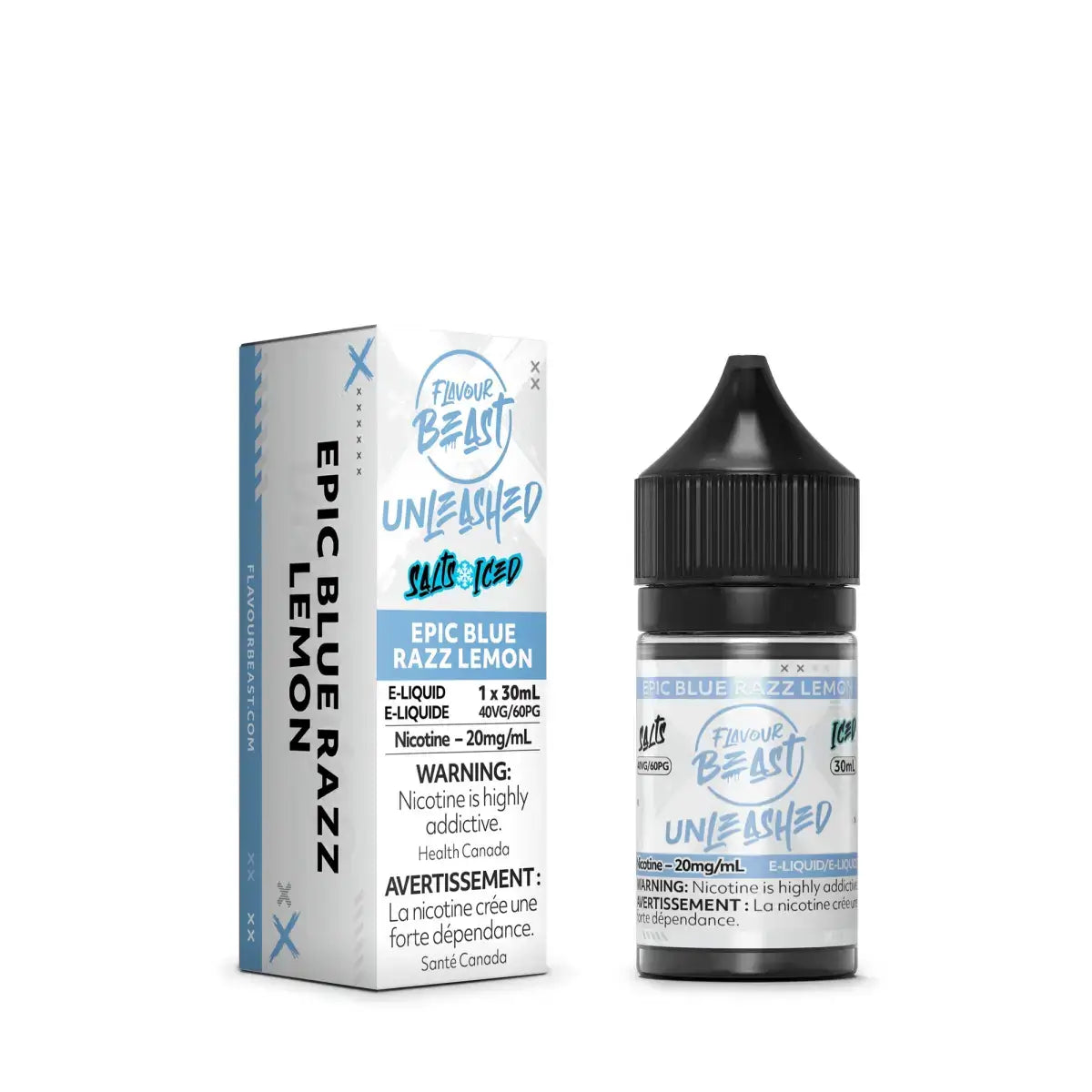 Flavour Beast Epic - Blue Razz Lemon Ice - Salt Nic E-Liquid