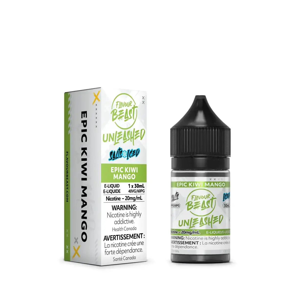 Flavour Beast Epic - Kiwi Mango Ice - Salt Nic E-Liquid