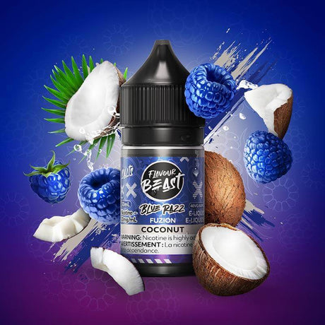 Flavour Beast Fuzion - Blue Razz Coconut - Salt Nic E-Liquid