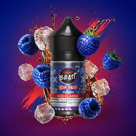 Flavour Beast Fuzion - Blue Razz Red Classic Ice - Salt Nic E-Liquid