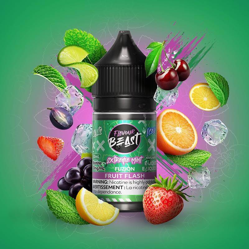 Flavour Beast Fuzion - Extreme Mint Fruit Flash - Salt Nic E-Liquid