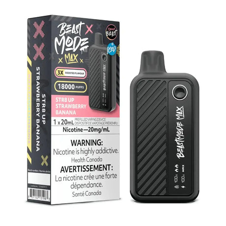 Flavour Beast Mode Max 18K - STR8 UP Strawberry Banana