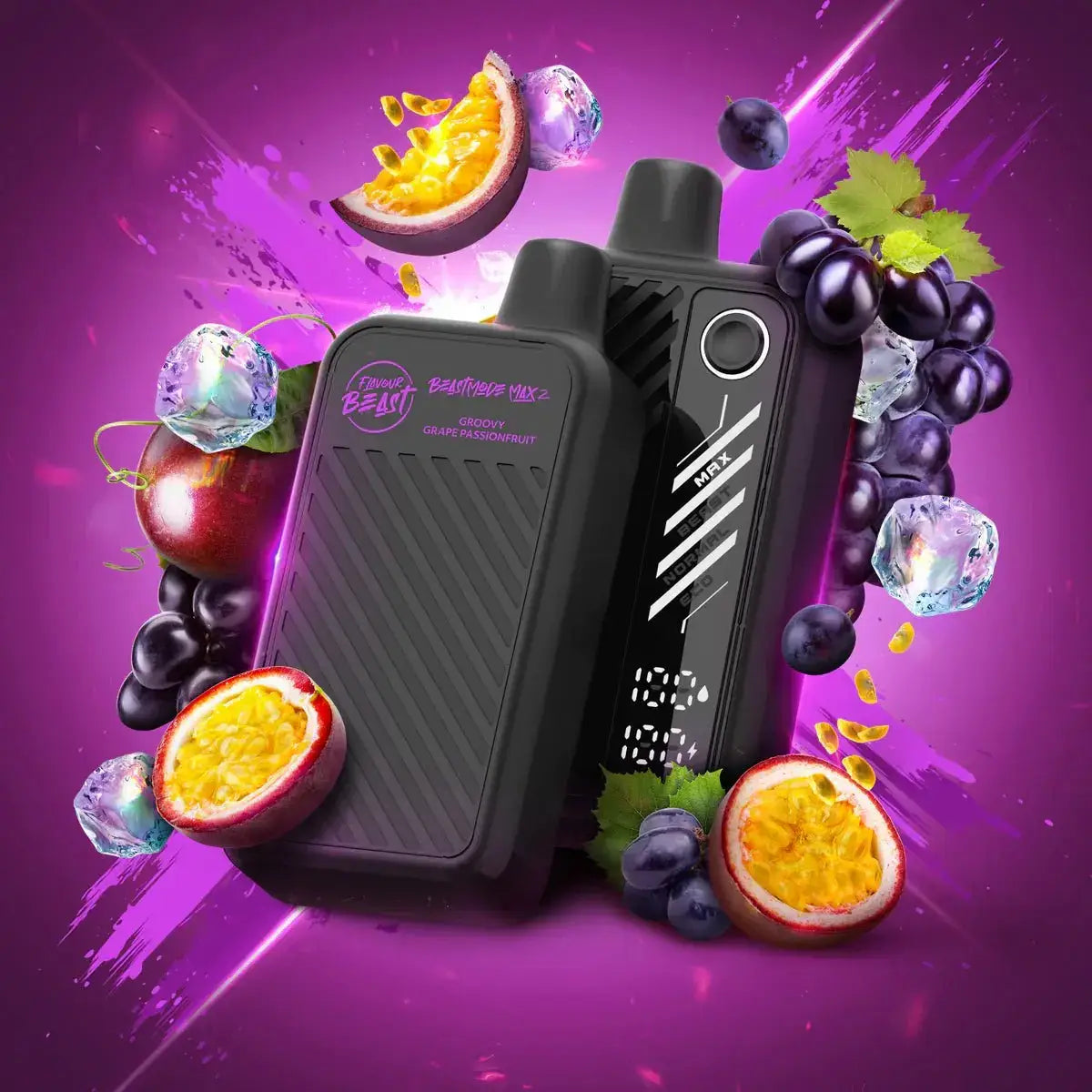 Flavour Beast Mode Max 2 50K - Groovy Grape Passionfruit Ice