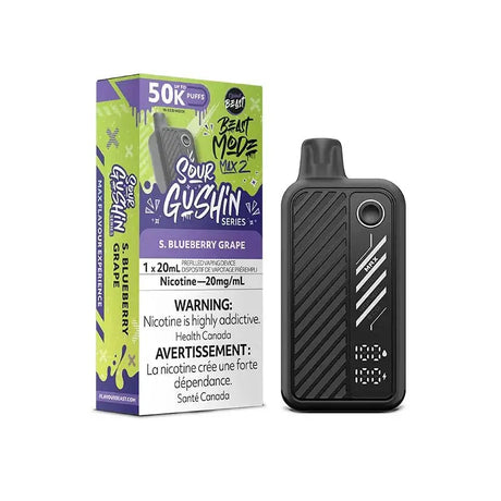 Flavour Beast Mode Max 2 50K - Gushin S. Blueberry Grape