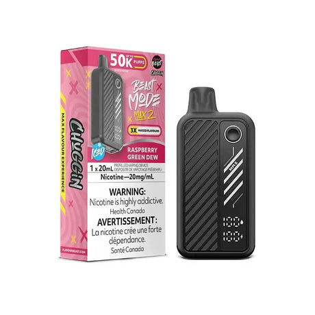 Flavour Beast Mode Max 2 50K - Raspberry Green Dew