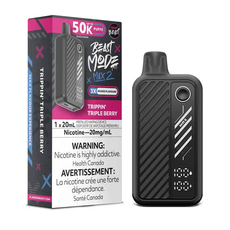 Flavour Beast Mode Max 2 50K - Trippin' Triple Berry