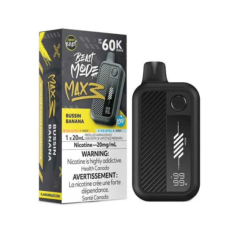 Flavour Beast Mode Max 3 60K - Bussin Banana Iced