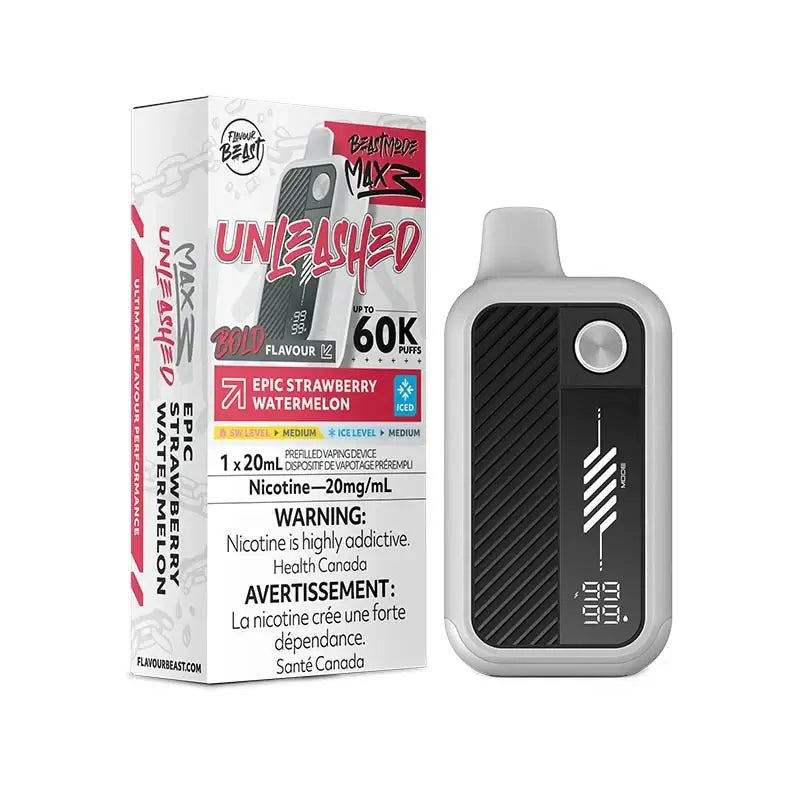 Flavour Beast Mode Max 3 60K - Epic Strawberry Watermelon Iced