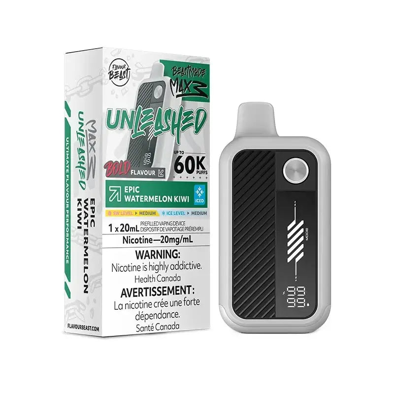 Flavour Beast Mode Max 3 60K - Epic Watermelon Kiwi Iced