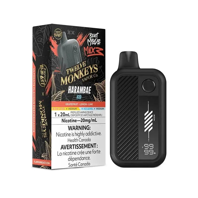 Flavour Beast Mode Max 3 60K - Harambae Iced