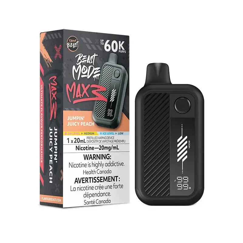 Flavour Beast Mode Max 3 60K - Jumpin' Juicy Peach