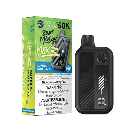 Flavour Beast Mode Max 3 60K - Super S. Blue Razz Iced