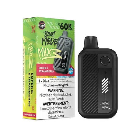 Flavour Beast Mode Max 3 60K - Super S. Strawberry Iced