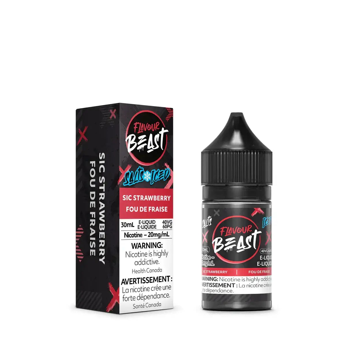 Flavour Beast - Sic Strawberry Ice - Salt Nic E-Liquid