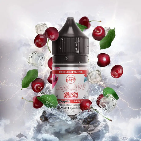 Flavour Beast Sippin - Red Lightning - Salt Nic E-Liquid