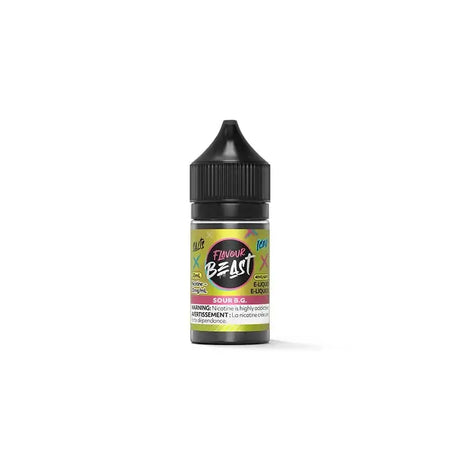 Flavour Beast - Sour B.G. Iced - Salt Nic E-Liquid