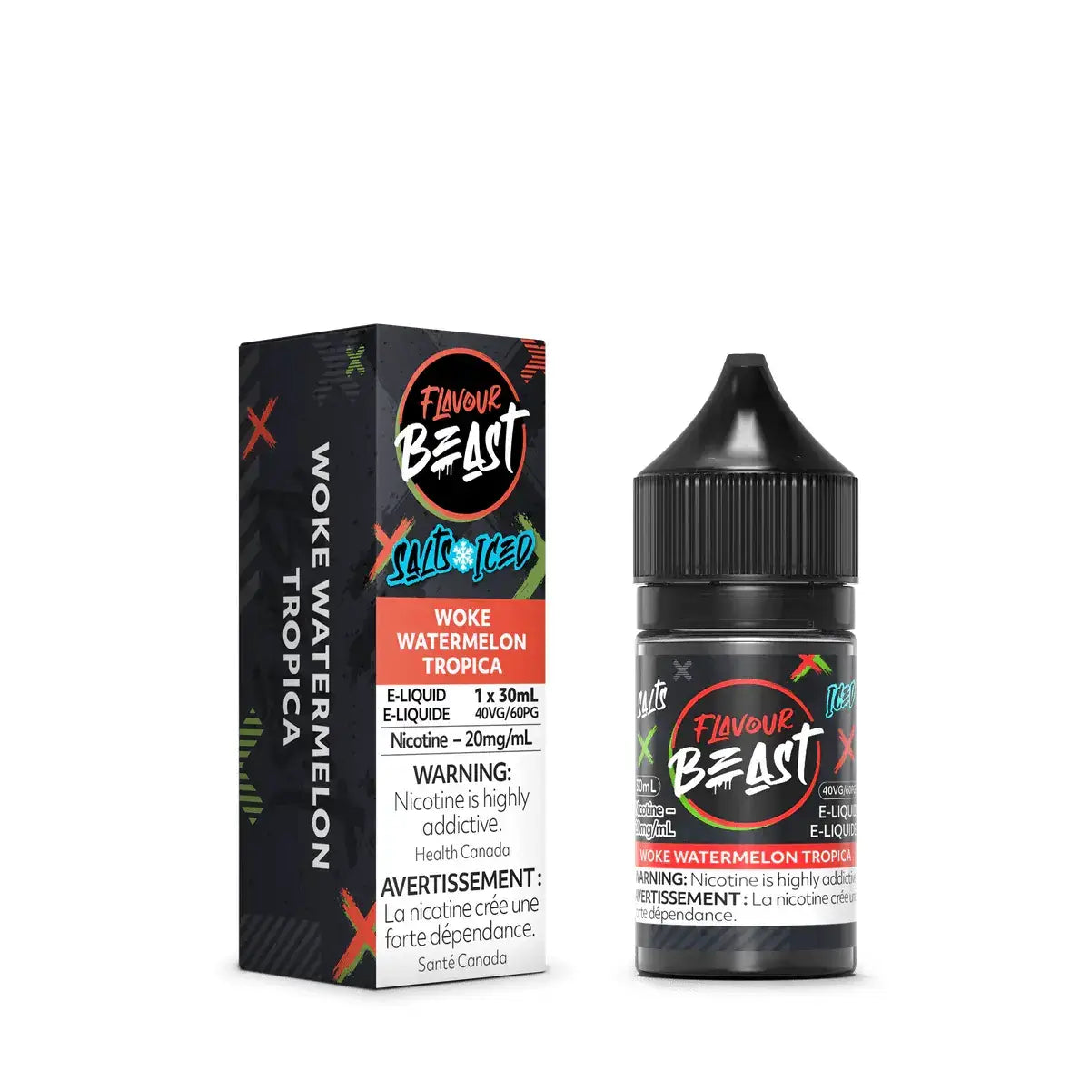 Flavour Beast - Woke Watermelon Tropica - Salt Nic E-Liquid
