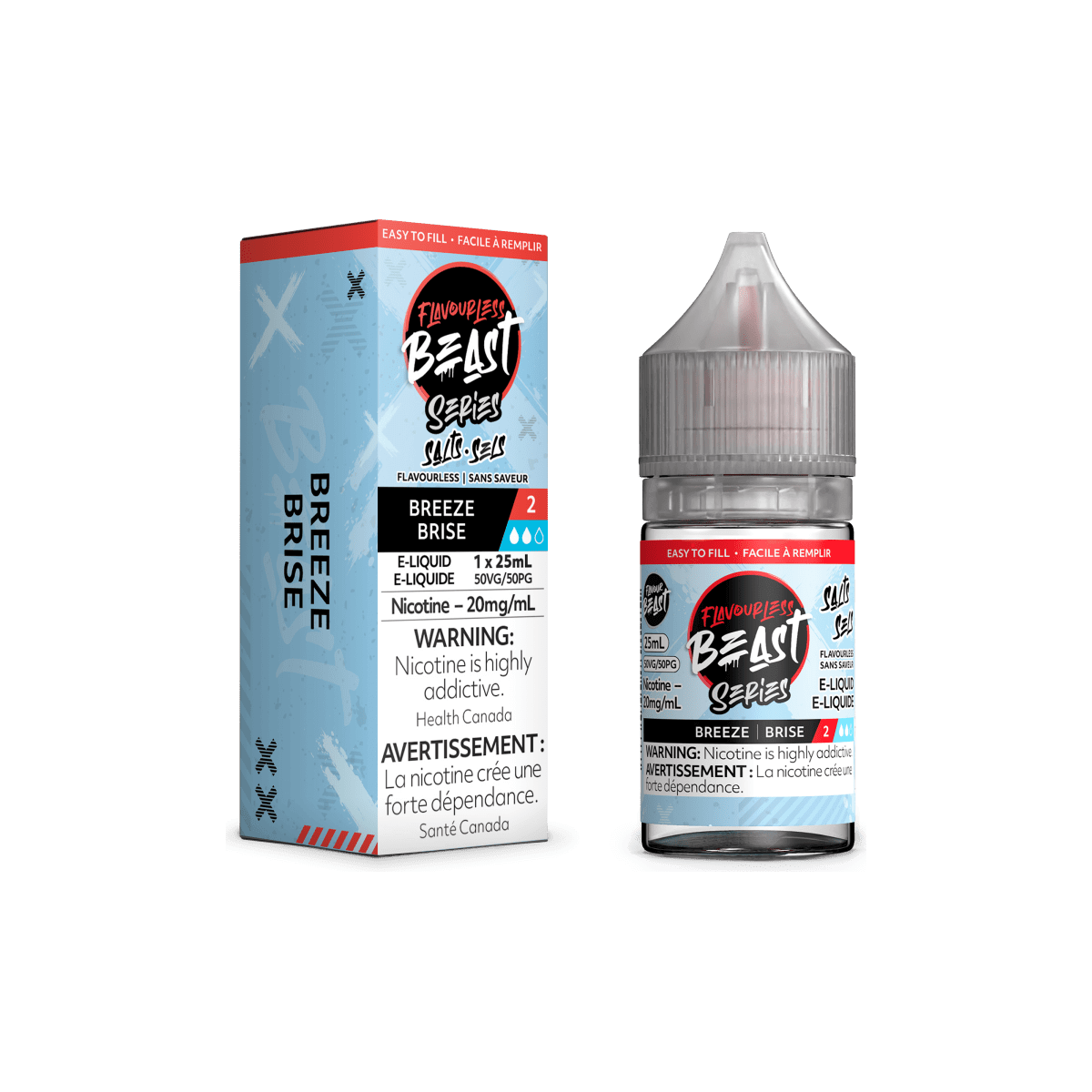 Flavourless Beast - Breeze 2 - Salt Nic E-Liquid