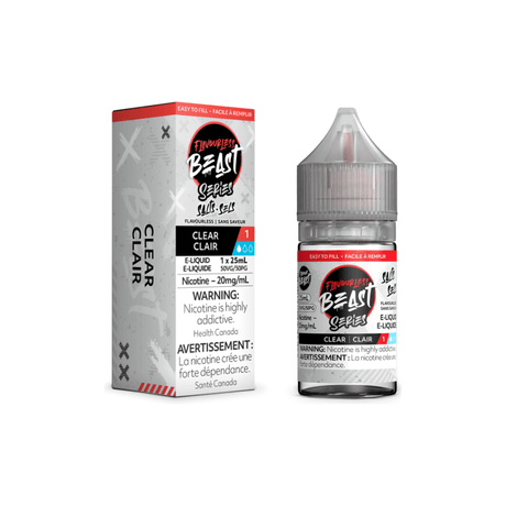 Flavourless Beast - Clear 1 - Salt Nic E-Liquid