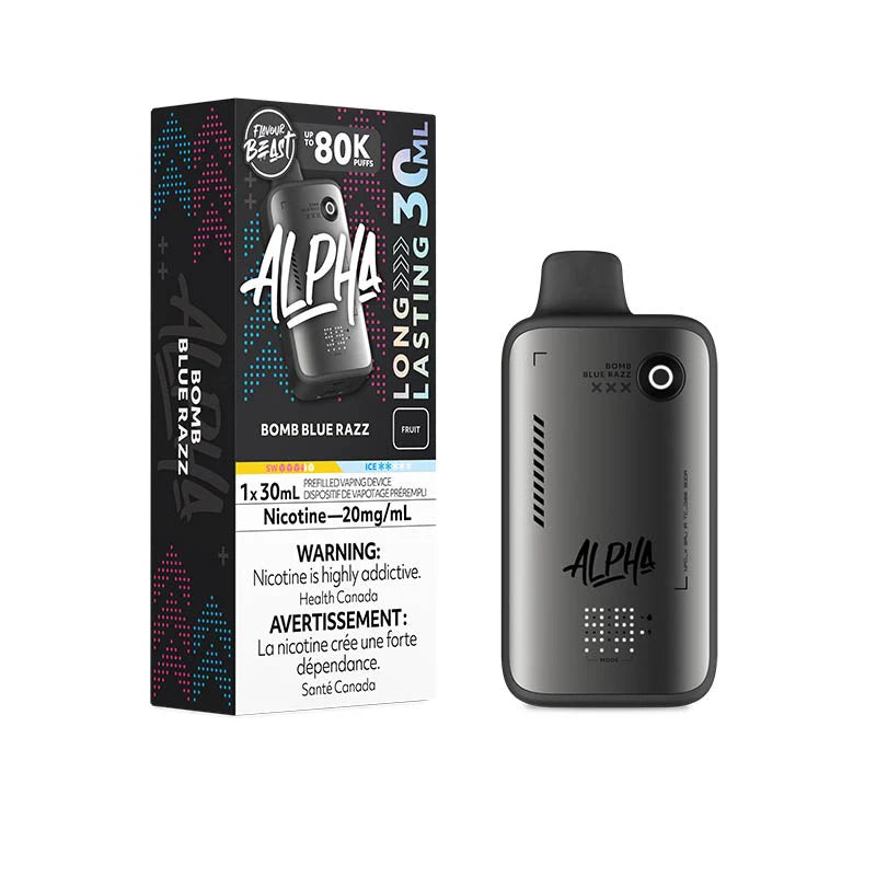 Flavour Beast Alpha 80K - Bomb Blue Razz - Disposable Vape - Vapeshop Mania