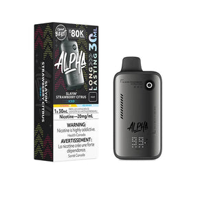 Flavour Beast Alpha 80K - Slayin' Strawberry Citrus Iced - Disposable Vape - Vapeshop Mania