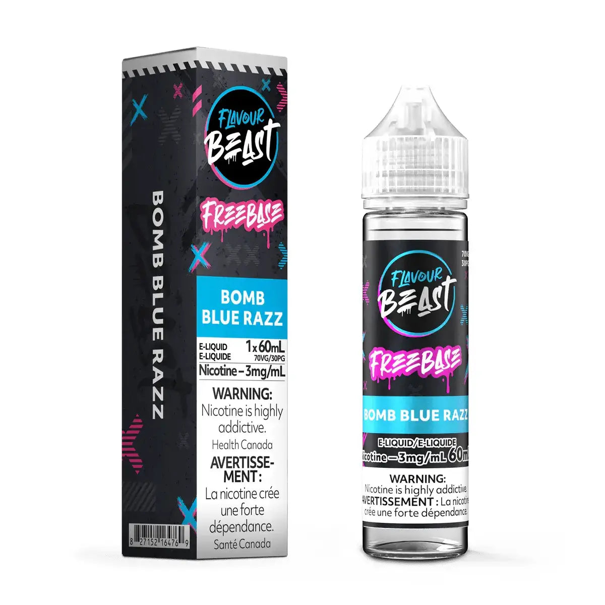 Flavour Beast - Bomb Blue Razz - E-Liquid - Freebase E-Liquid - Vapeshop Mania