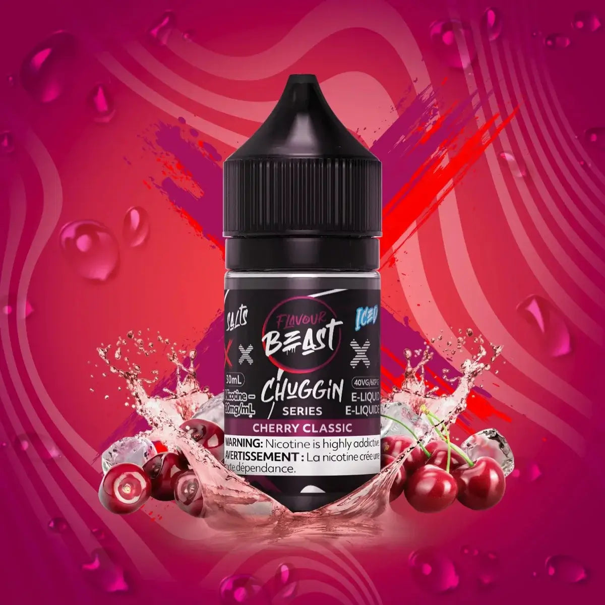 Flavour Beast Chuggin - Cherry Classic Ice - Salt Nic E-Liquid - Salt Nic E-Liquid - Vapeshop Mania